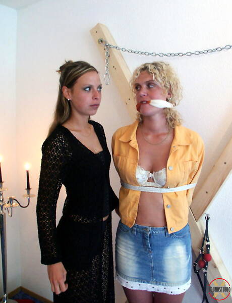 Bound Studio invite you to explore xxx pics with adolescent female in pleasing each other scene